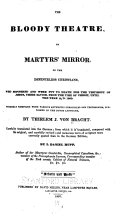 Cover of The Bloody Theater, or Martyrs Mirror