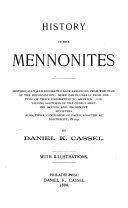 Cover of History of the Mennonites